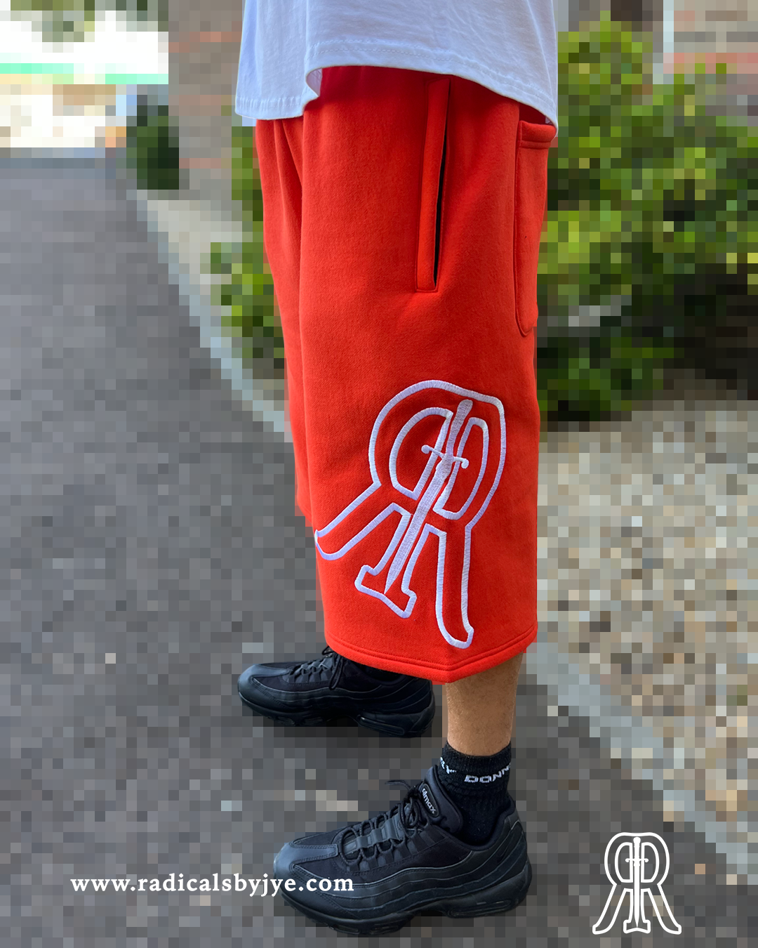 Radicals Dagger Jogger Shorts - Red