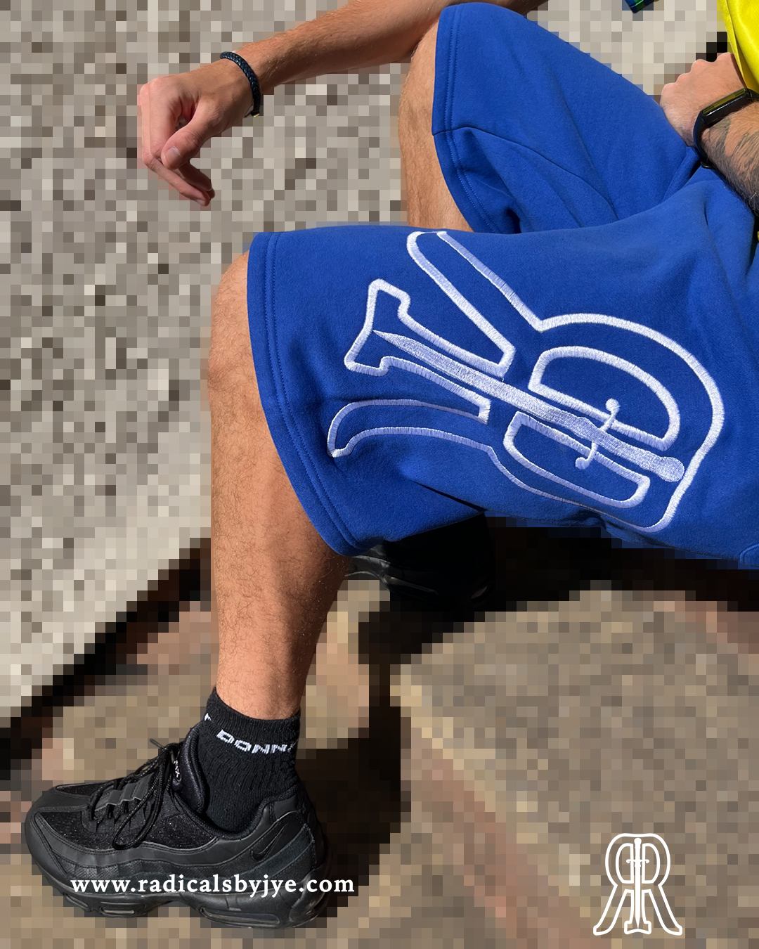 Radicals Dagger Jogger Shorts - Blue