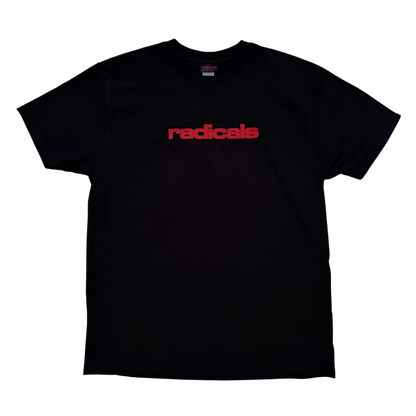 Radicals Logo Tee - Black and Fire Red