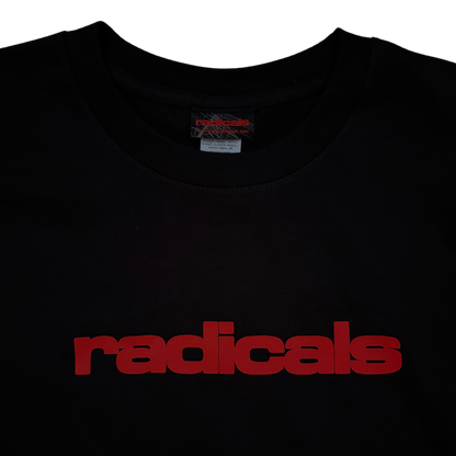 Radicals Logo Tee - Black and Fire Red