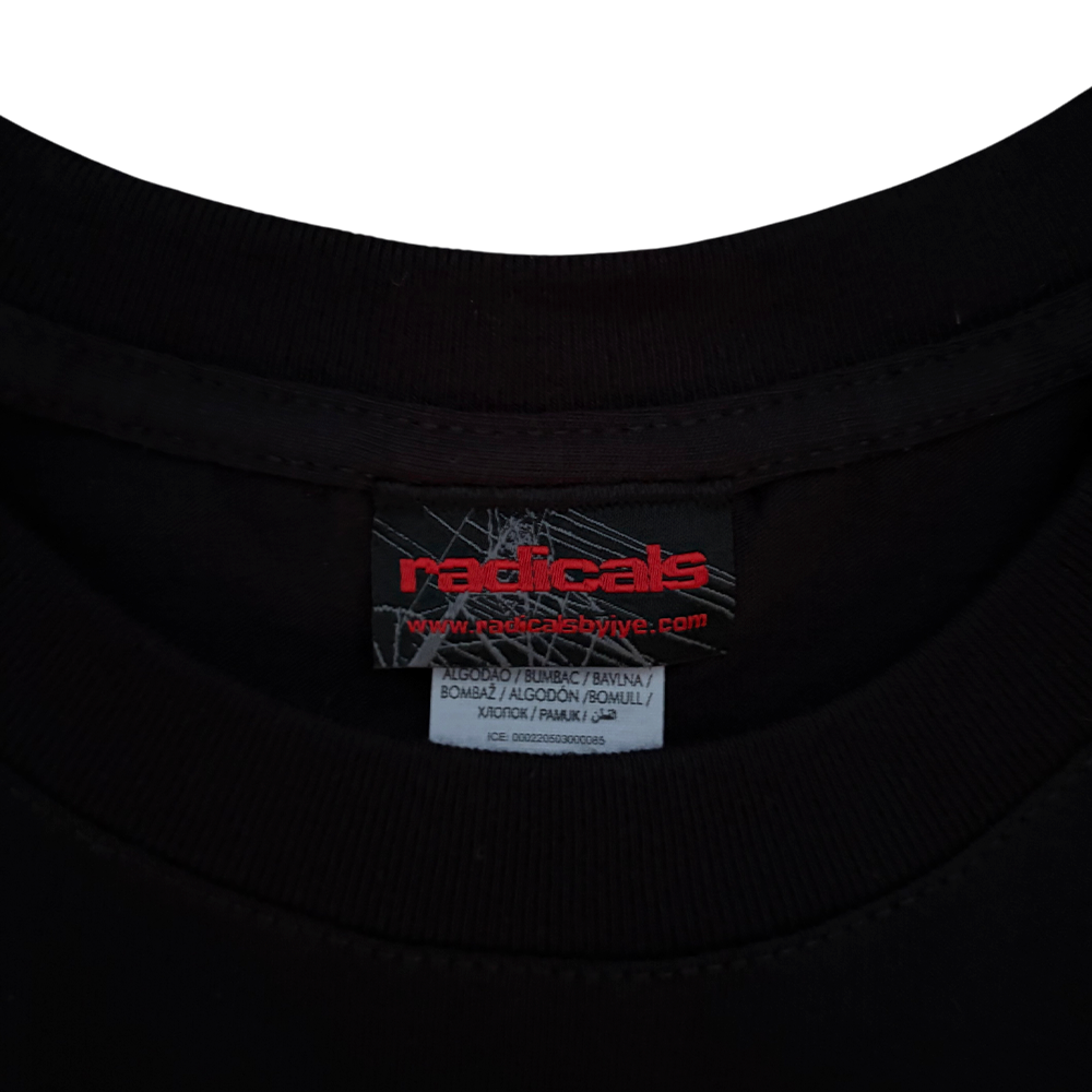 Radicals Logo Tee - Black and Fire Red
