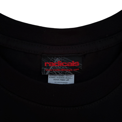 Radicals Logo Tee - Black and Fire Red
