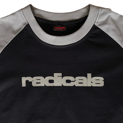 Radicals Raglan Tee - Black and Grey