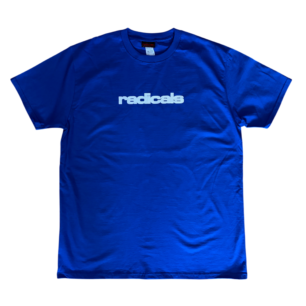 Radicals Logo Tee - Blue and Pure White
