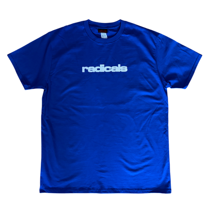Radicals Logo Tee - Blue and Pure White