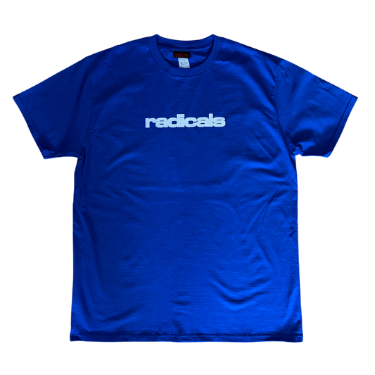Radicals Logo Tee - Blue and Pure White
