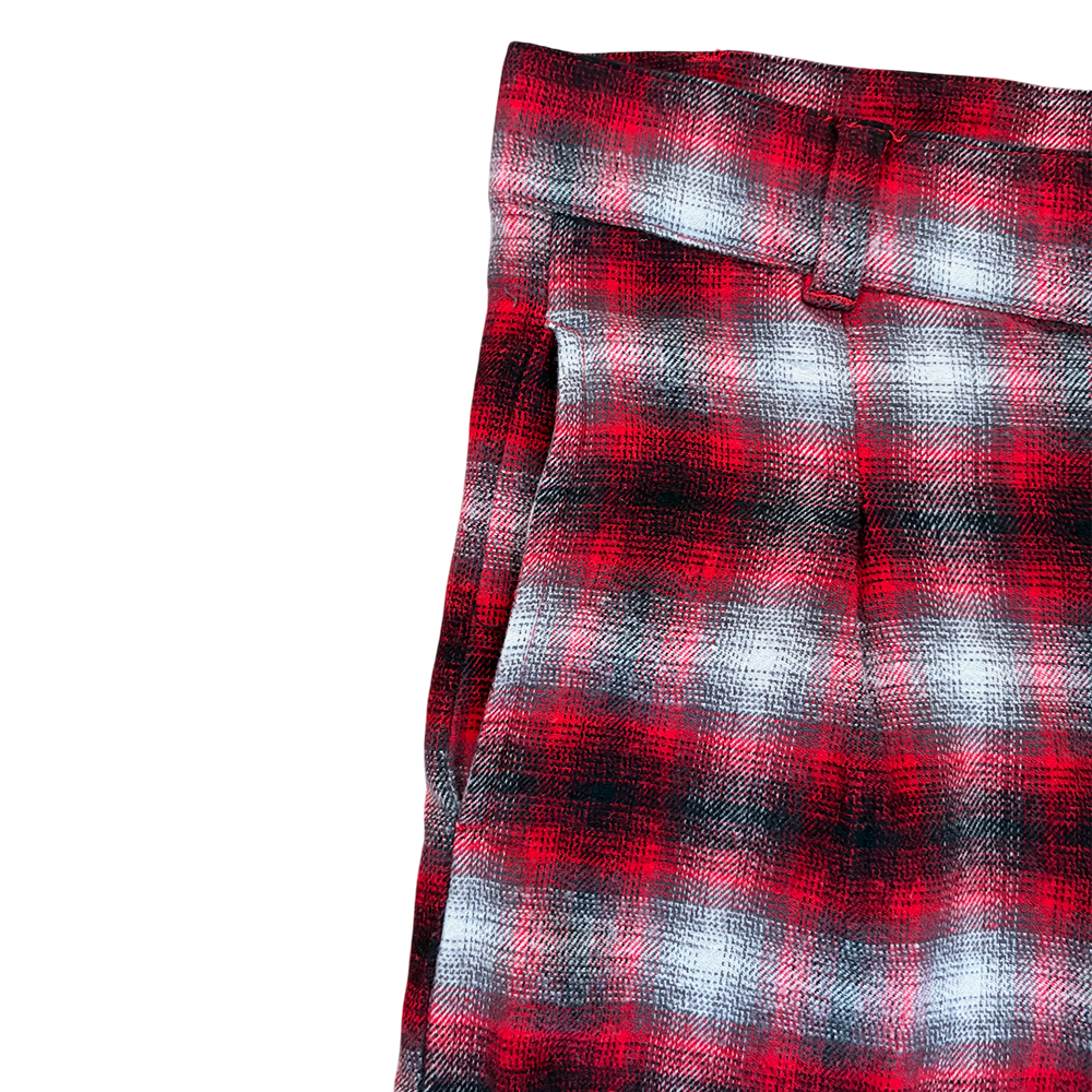 Radicals Picnic Shorts - Red Tartan