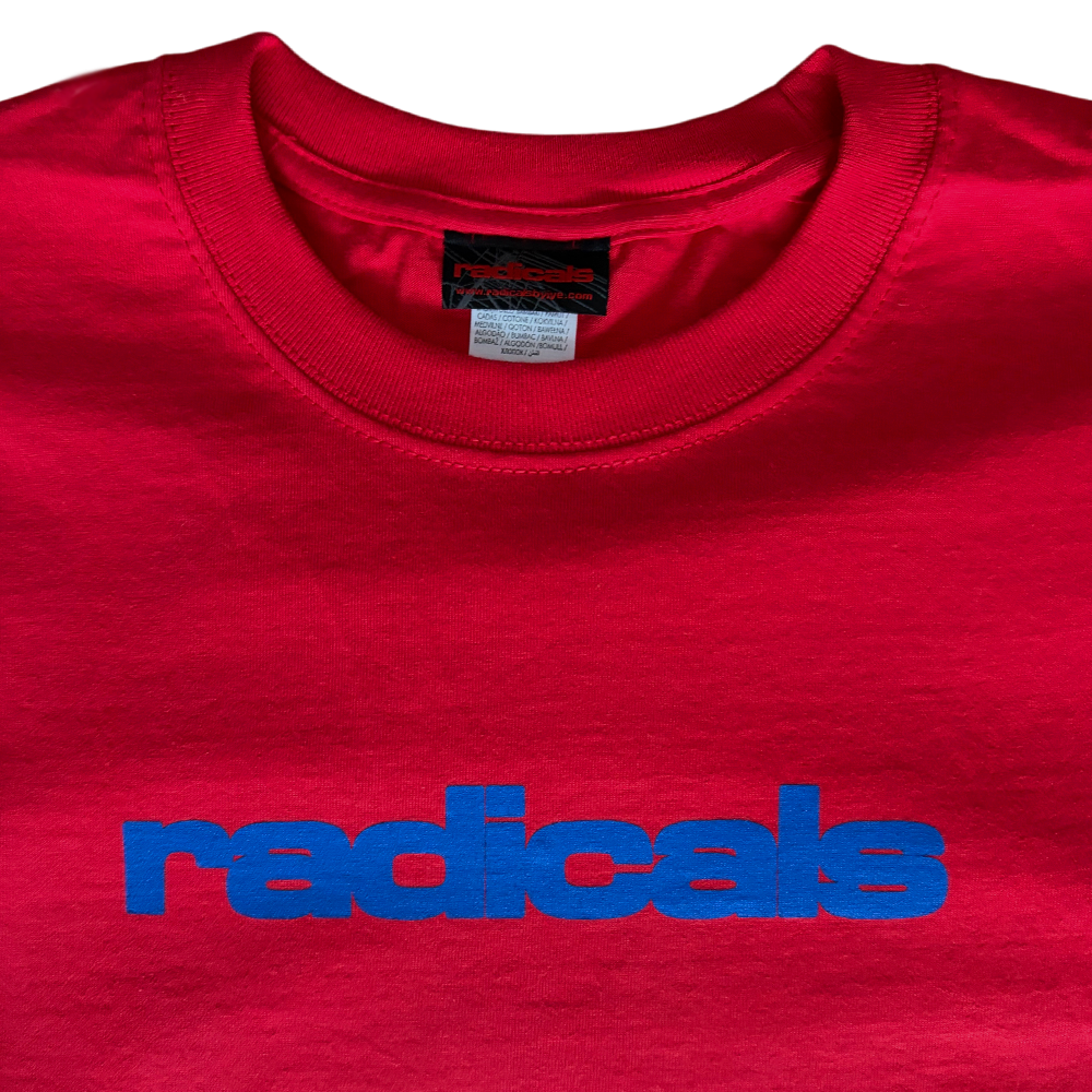 Radicals Logo Tee - Red and Royal Blue