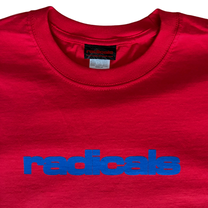 Radicals Logo Tee - Red and Royal Blue