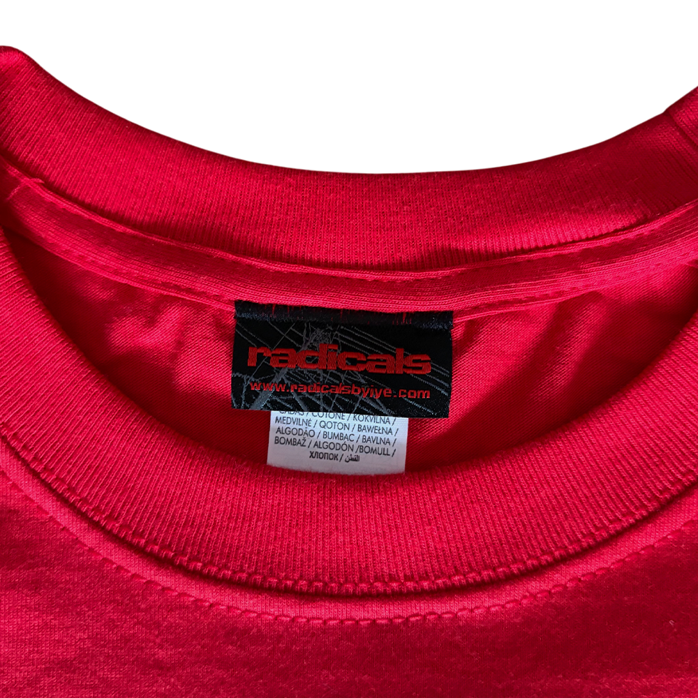 Radicals Logo Tee - Red and Royal Blue