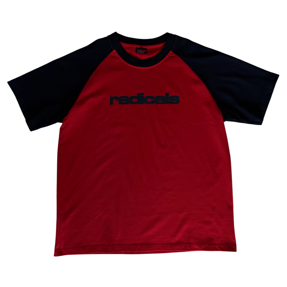 Radicals Raglan Tee - Red and Black