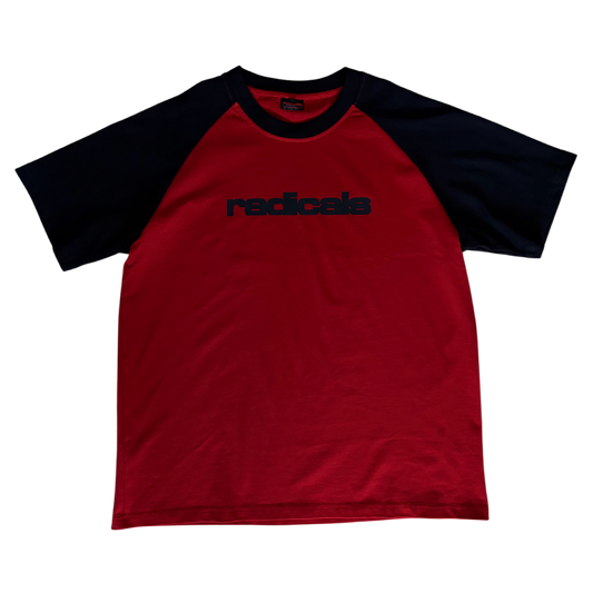 Radicals Raglan Tee - Red and Black