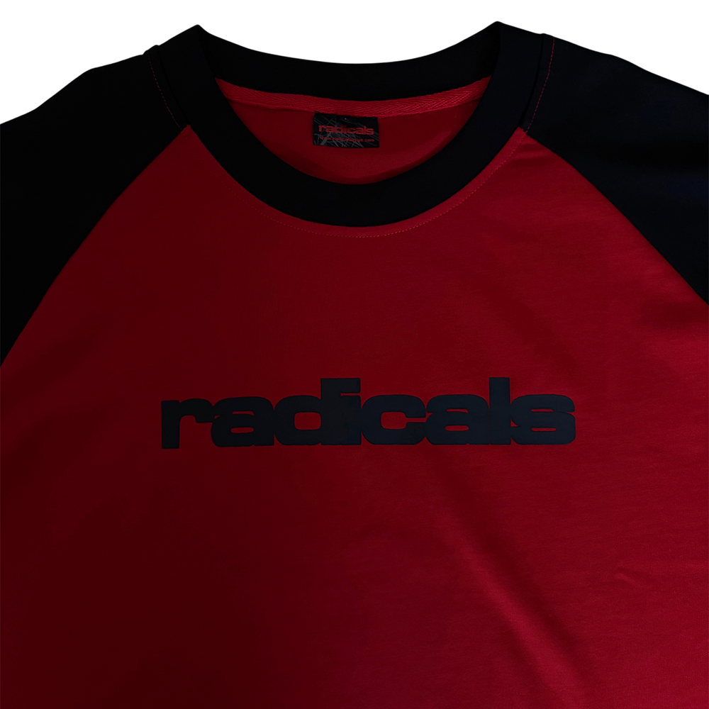 Radicals Raglan Tee - Red and Black