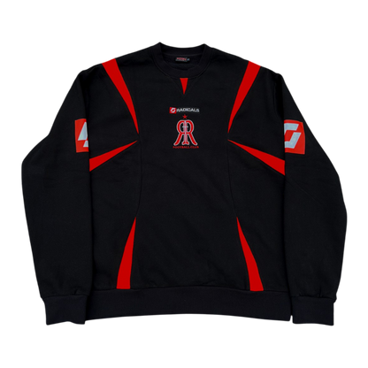 Radicals Football Sweatshirt - Black and Red