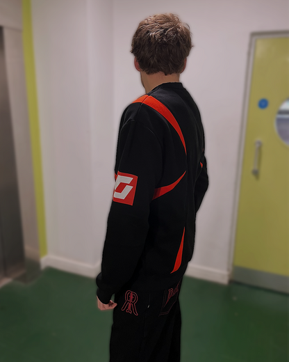 Radicals Football Sweatshirt - Black and Red