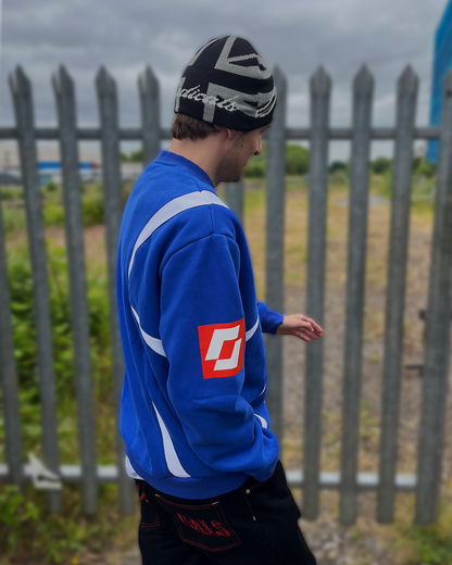 Radicals Football Sweatshirt - Blue and White