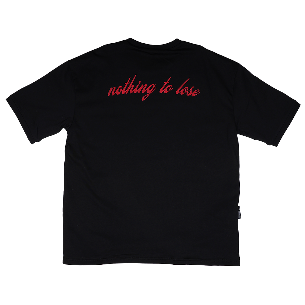 Reversible Waffle Tee - Red and Black