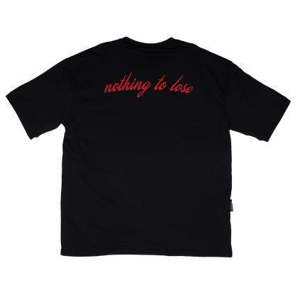 Reversible Waffle Tee - Red and Black