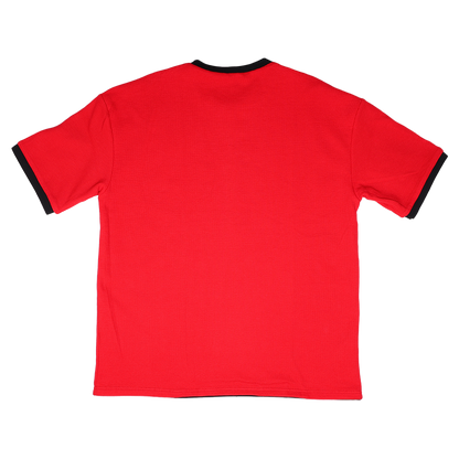 Reversible Waffle Tee - Red and Black